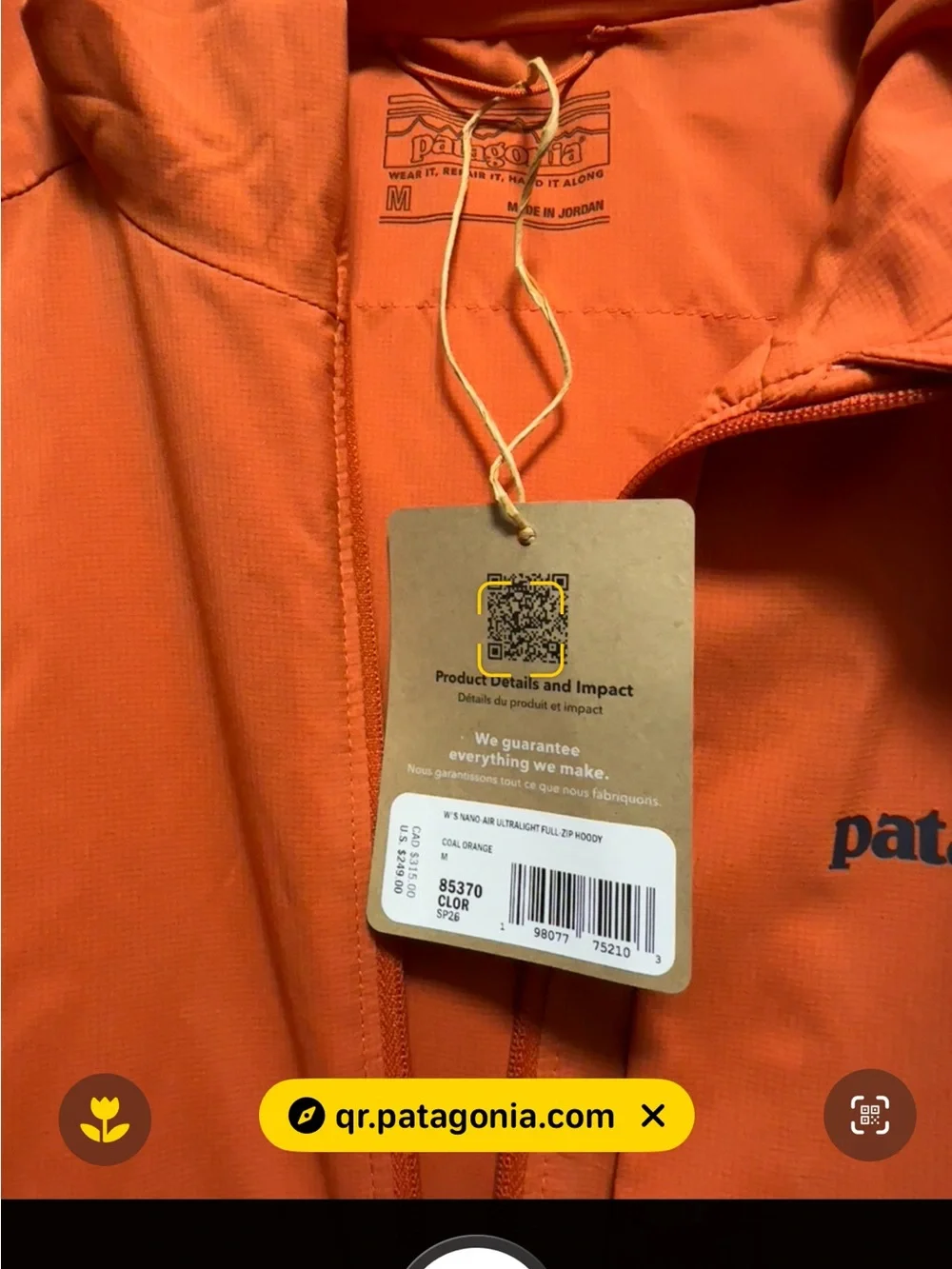 Patagonia lightweight hooded